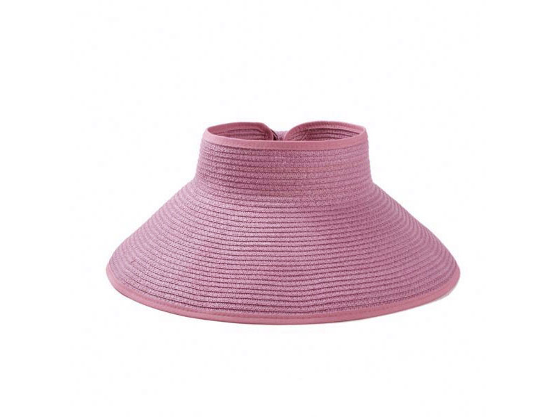 FOLDABLE STRAW VISOR HAT