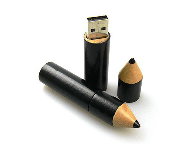 Wooden Pencil USB Flash Drive