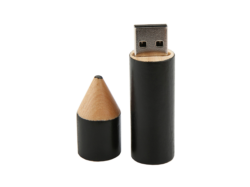 Wooden Pencil USB Flash Drive