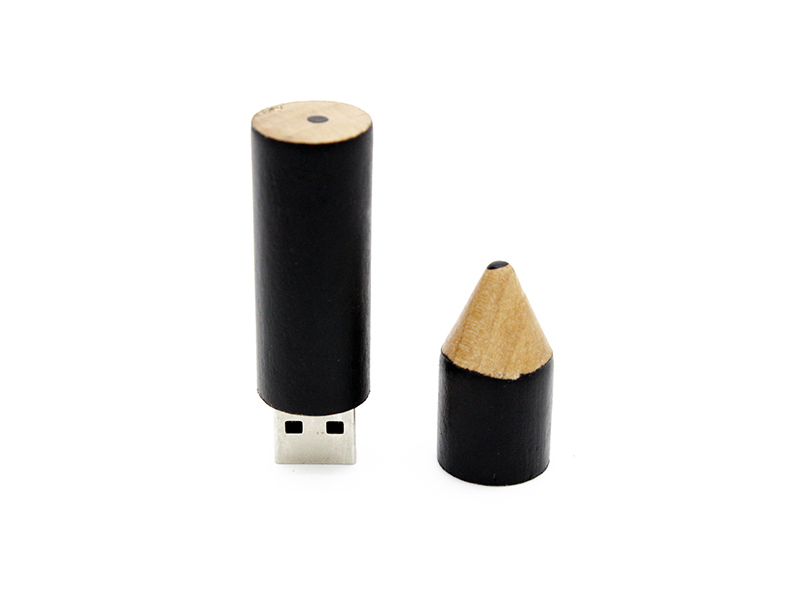 Wooden Pencil USB Flash Drive