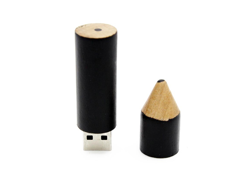 Wooden Pencil USB Flash Drive