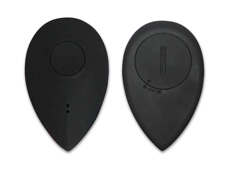 Drop shaped key tracker