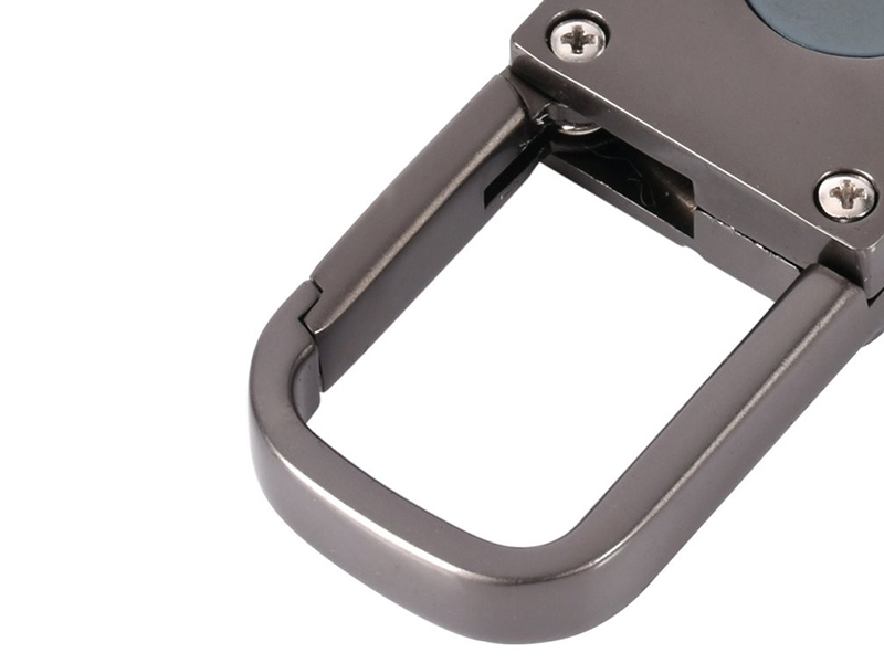 Leather & Metal Keychain Bluetooth Key Tracker