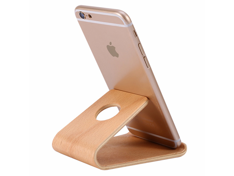 Lightweight Slim Wooden Mobile Phone Stand