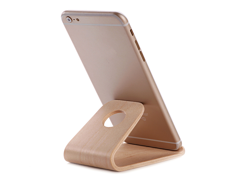 Lightweight Slim Wooden Mobile Phone Stand